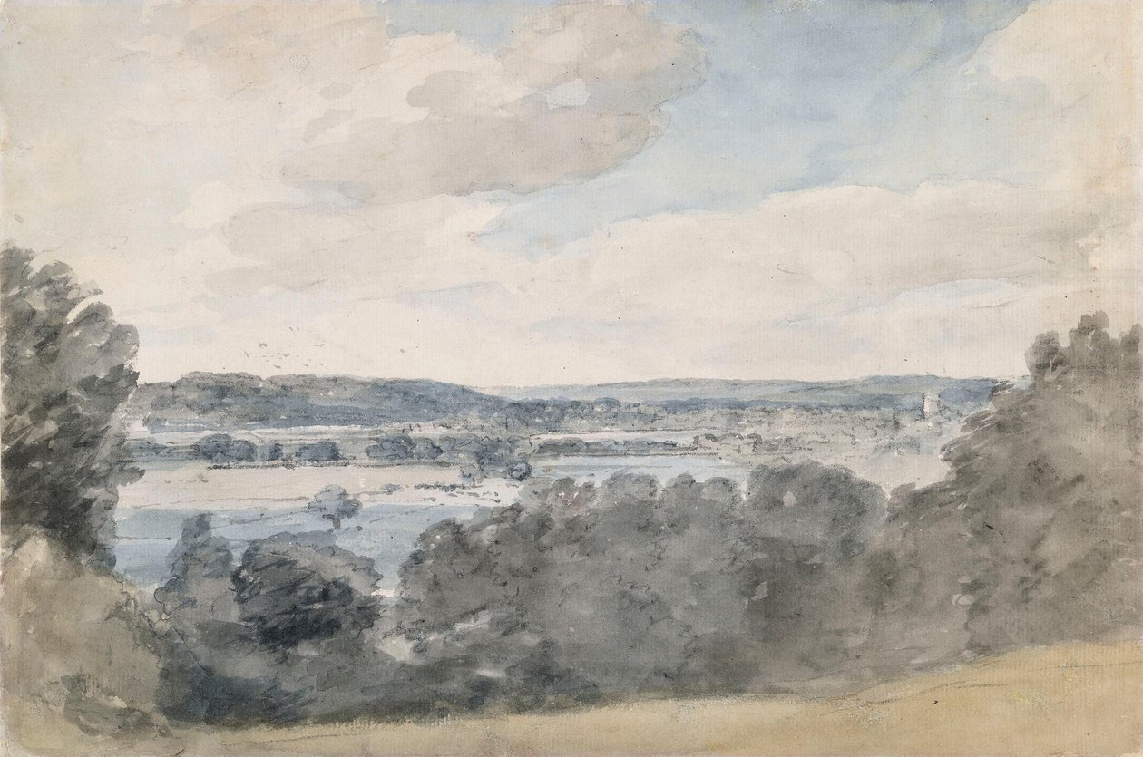 Dolina Dedham, Suffolk, z okolic East Bergholt autorstwa John Constable