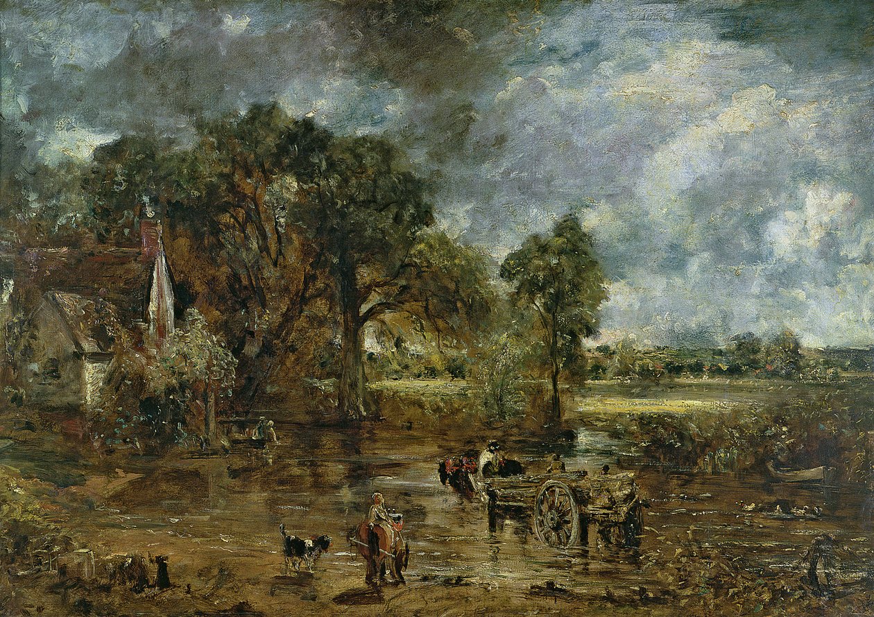 Pełnowymiarowe studium „The Hay Wain”, c.1821 autorstwa John Constable