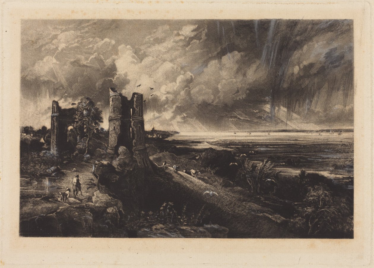 Zamek Hadleigh autorstwa John Constable