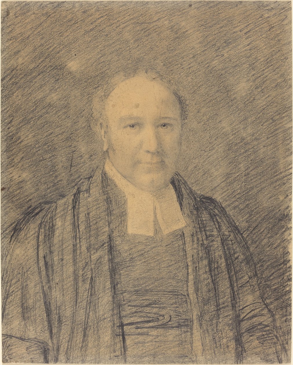 Połówkowy portret kleryka autorstwa John Constable