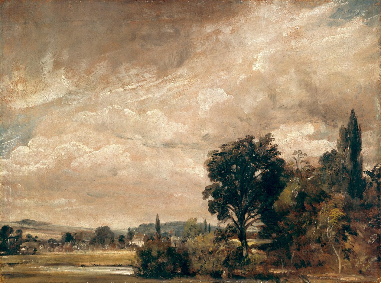 Wzgórze Harnham widziane z domu archidiakona Fishera w Salisbury autorstwa John Constable
