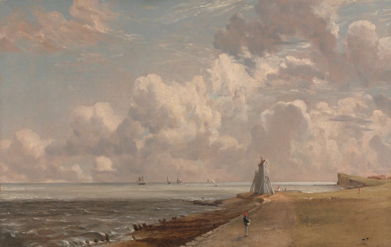 Harwich: Niska latarnia morska i Beacon Hill autorstwa John Constable