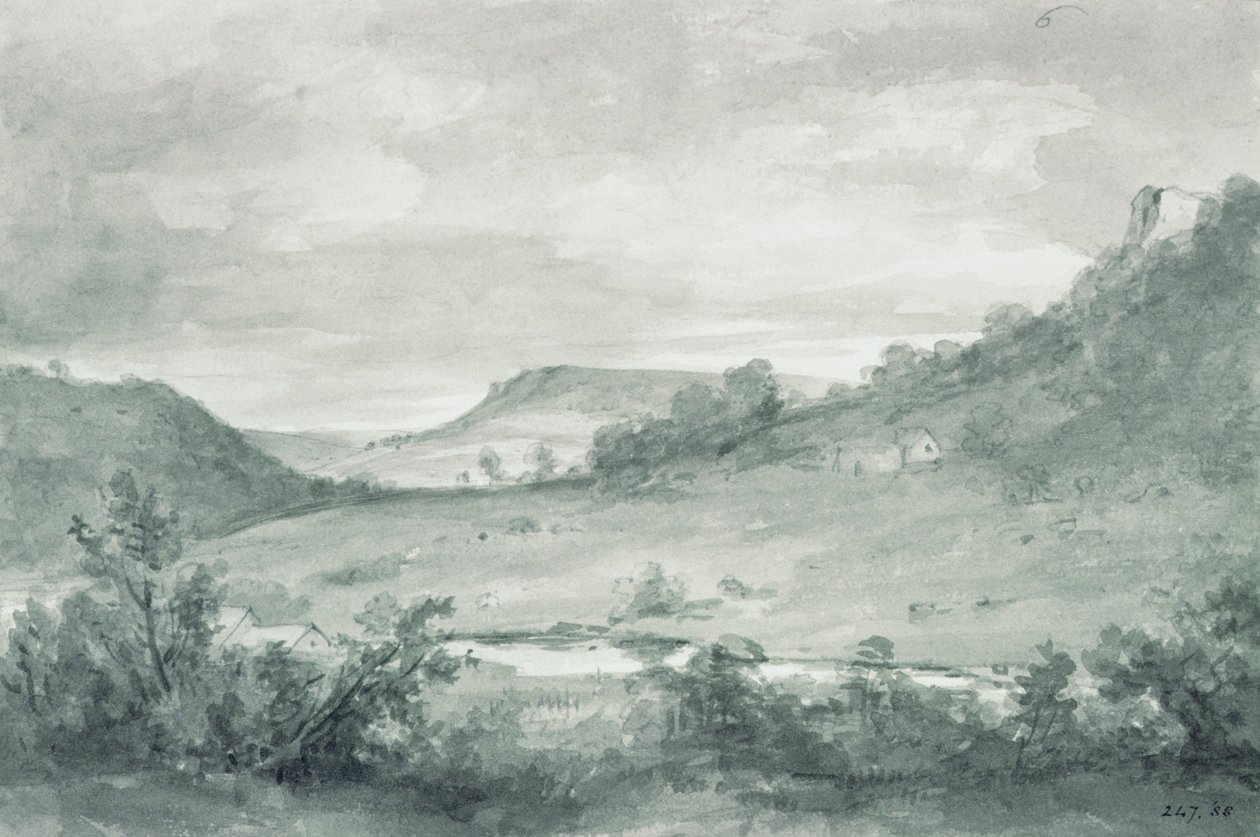 Matlock Wysoka Tor autorstwa John Constable