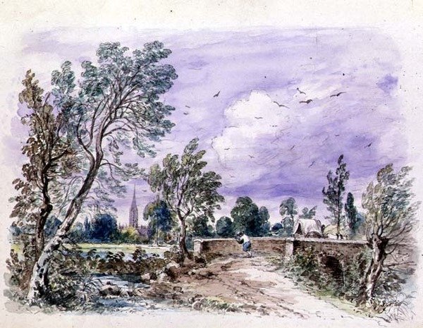 Most Milforda autorstwa John Constable