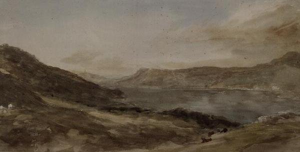PD.77-1950 Windermere, ok. 1806 (akwarela) autorstwa John Constable