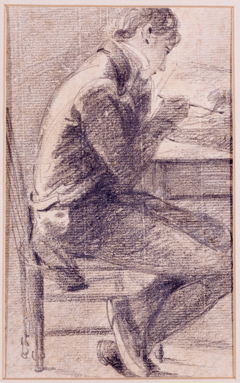Portret artysty szkicującego, 1801 autorstwa John Constable