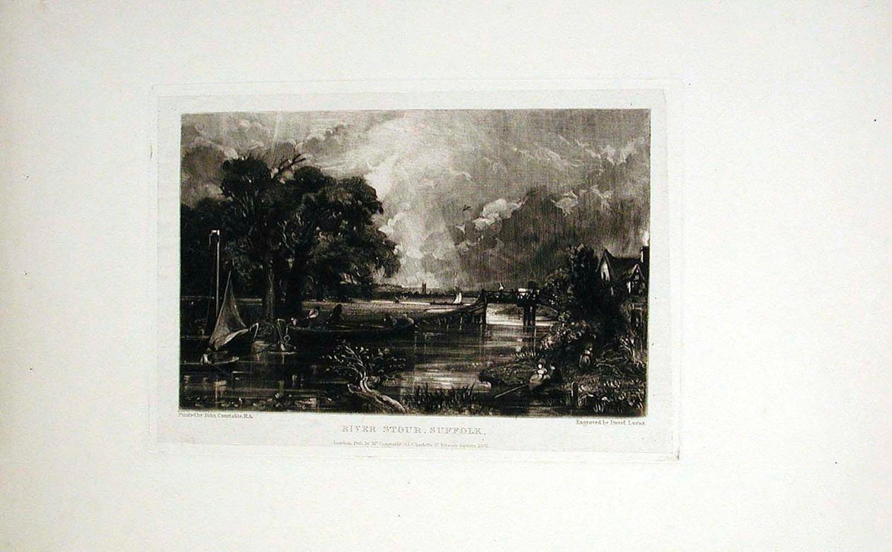 Rzeka Stour, Suffolk autorstwa John Constable
