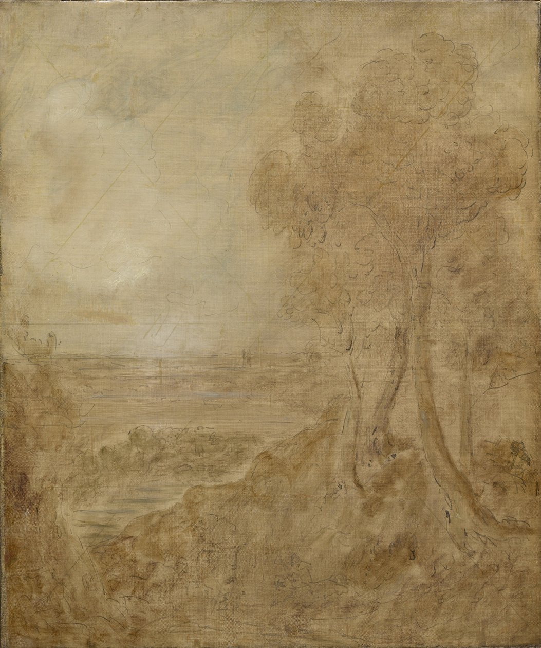 Szkic do „Dedham Vale”, ok. 1827 autorstwa John Constable