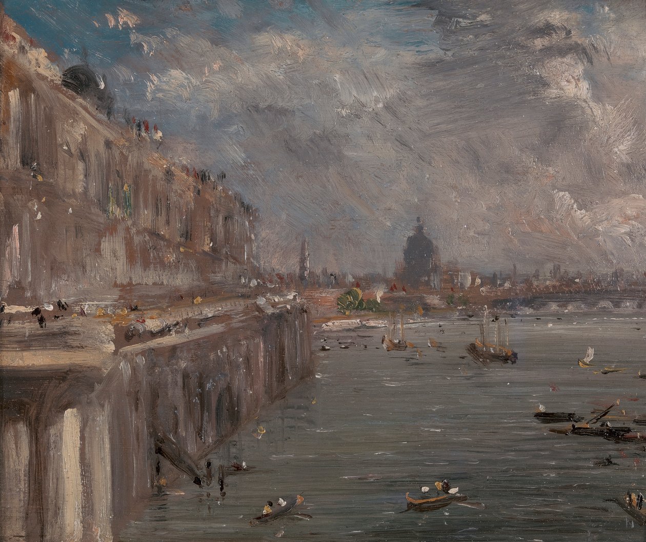 Somerset House Taras od Waterloo Bridge autorstwa John Constable