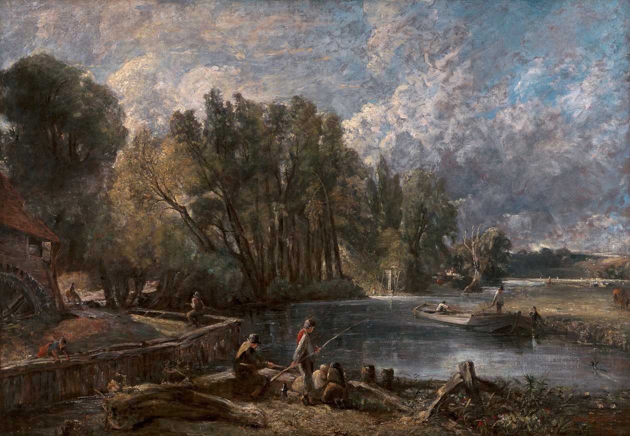 Stratford Mill, 1819-1820. autorstwa John Constable