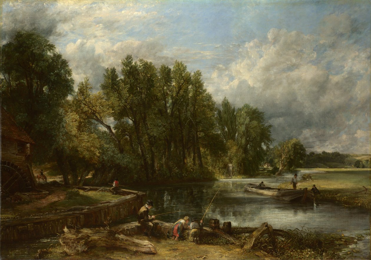 Młyn Stratford, 1820 autorstwa John Constable