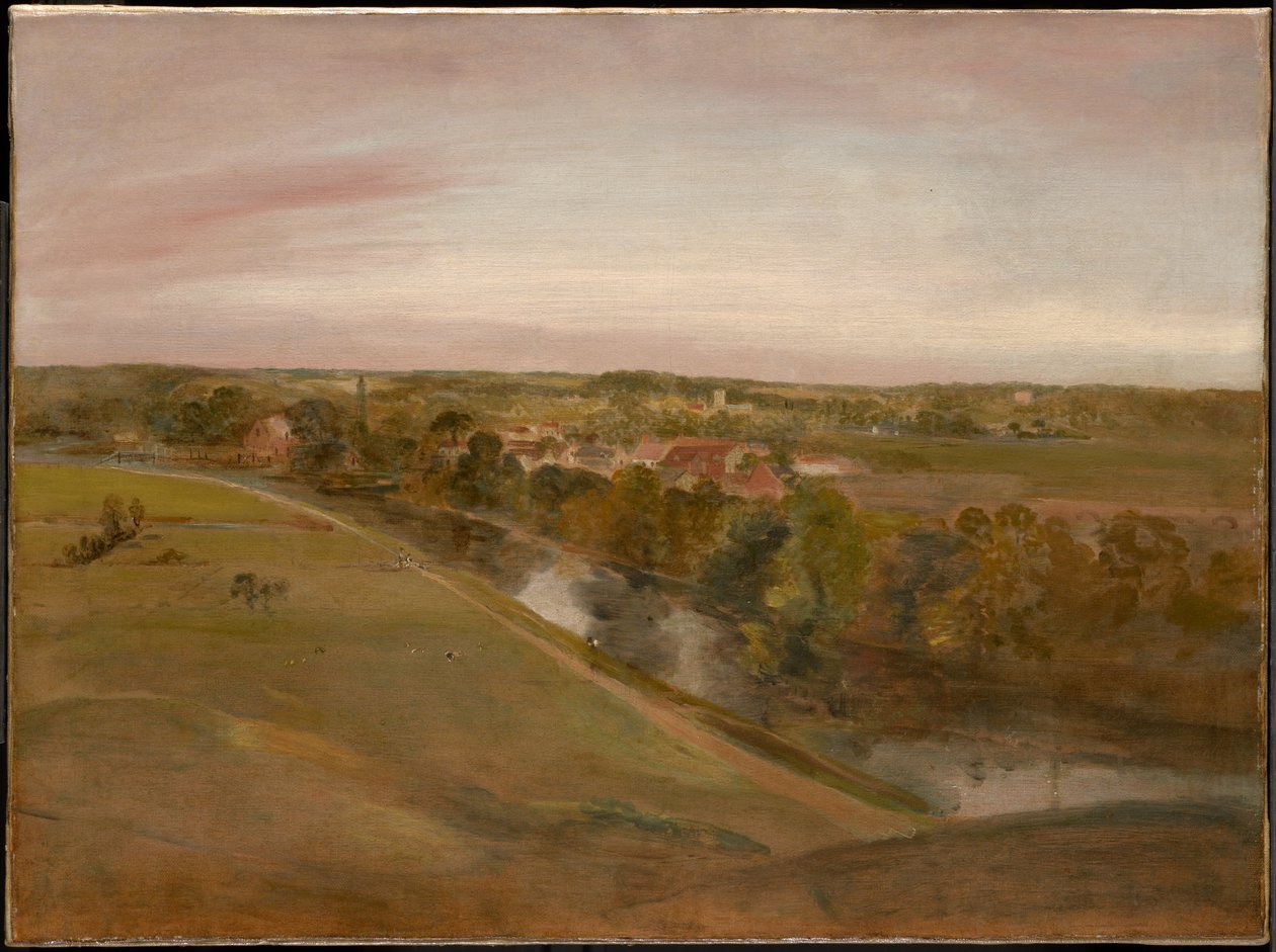 Stratford Saint Mary widziane z Coombs autorstwa John Constable