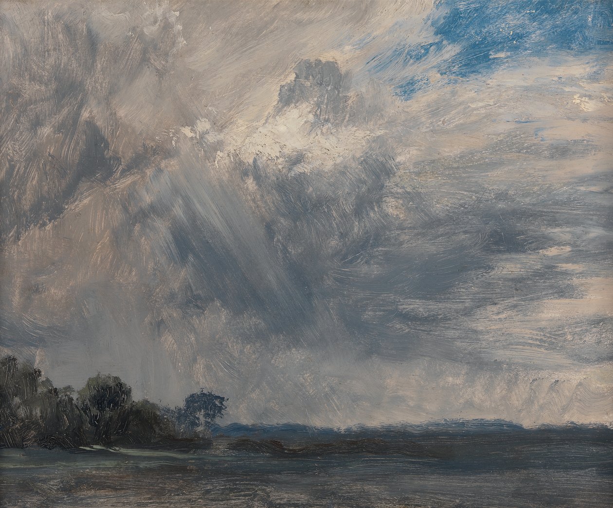 Studium zachmurzonego nieba, ca. 1825. autorstwa John Constable
