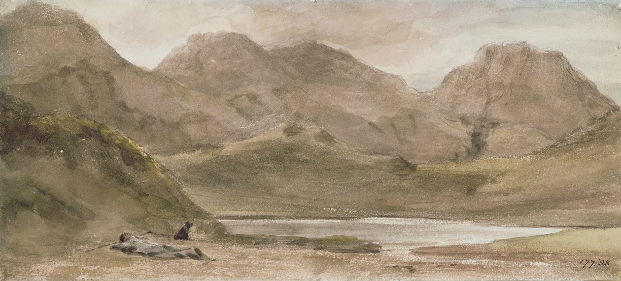 Sty Head Tarn, 12 października 1800 autorstwa John Constable