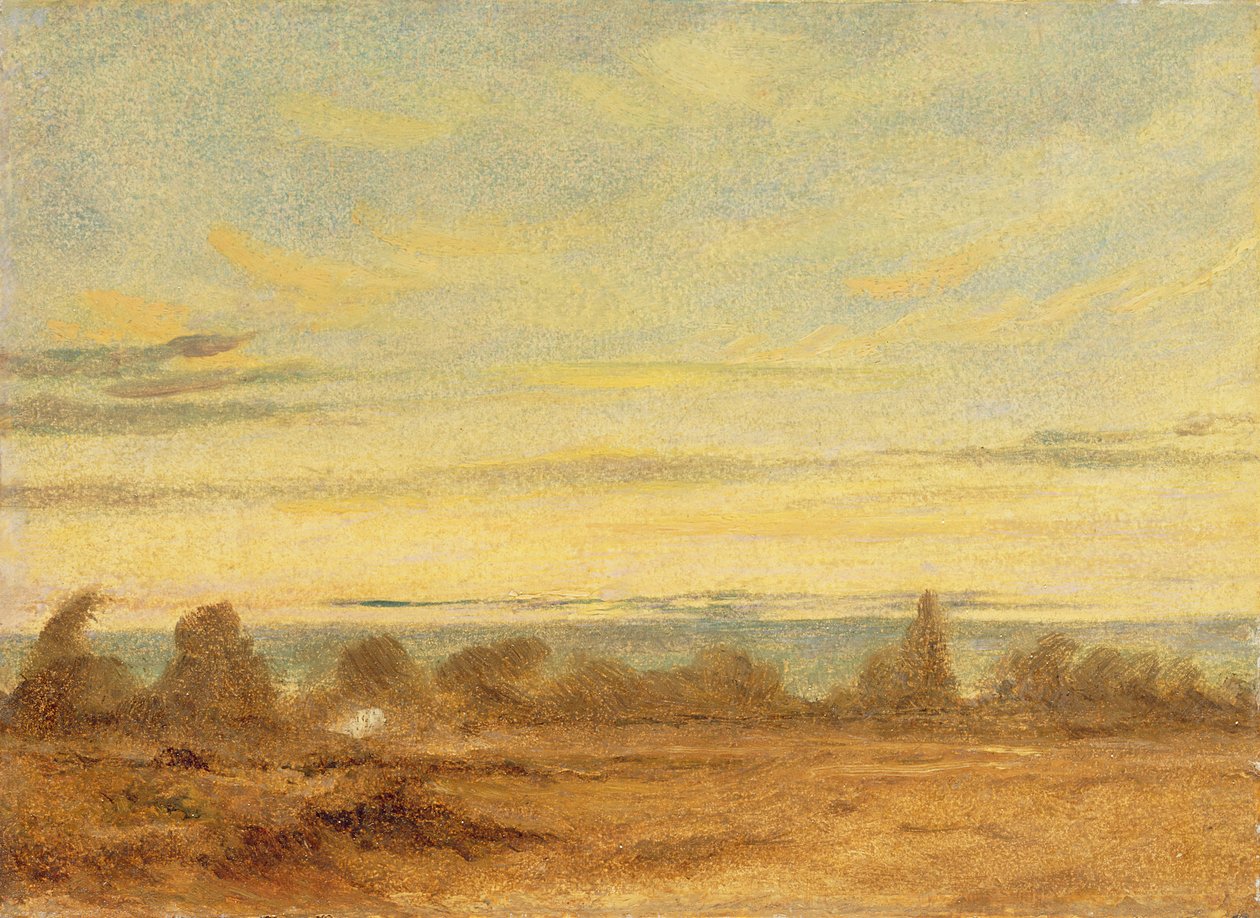 Lato - Wieczorny Pejzaż (olej na płótnie) autorstwa John Constable