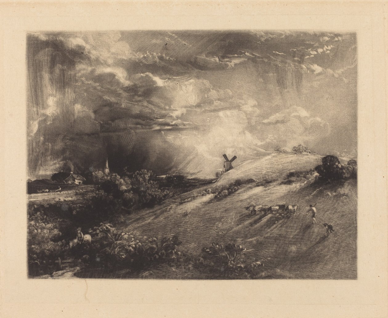 Letnie popołudnie po ulewie autorstwa John Constable