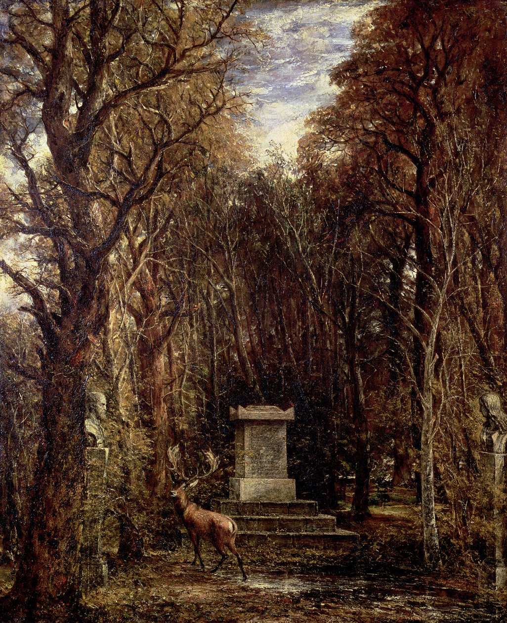 Cenotaf do pamięci Reynolda, Coleorton, c.1833 autorstwa John Constable