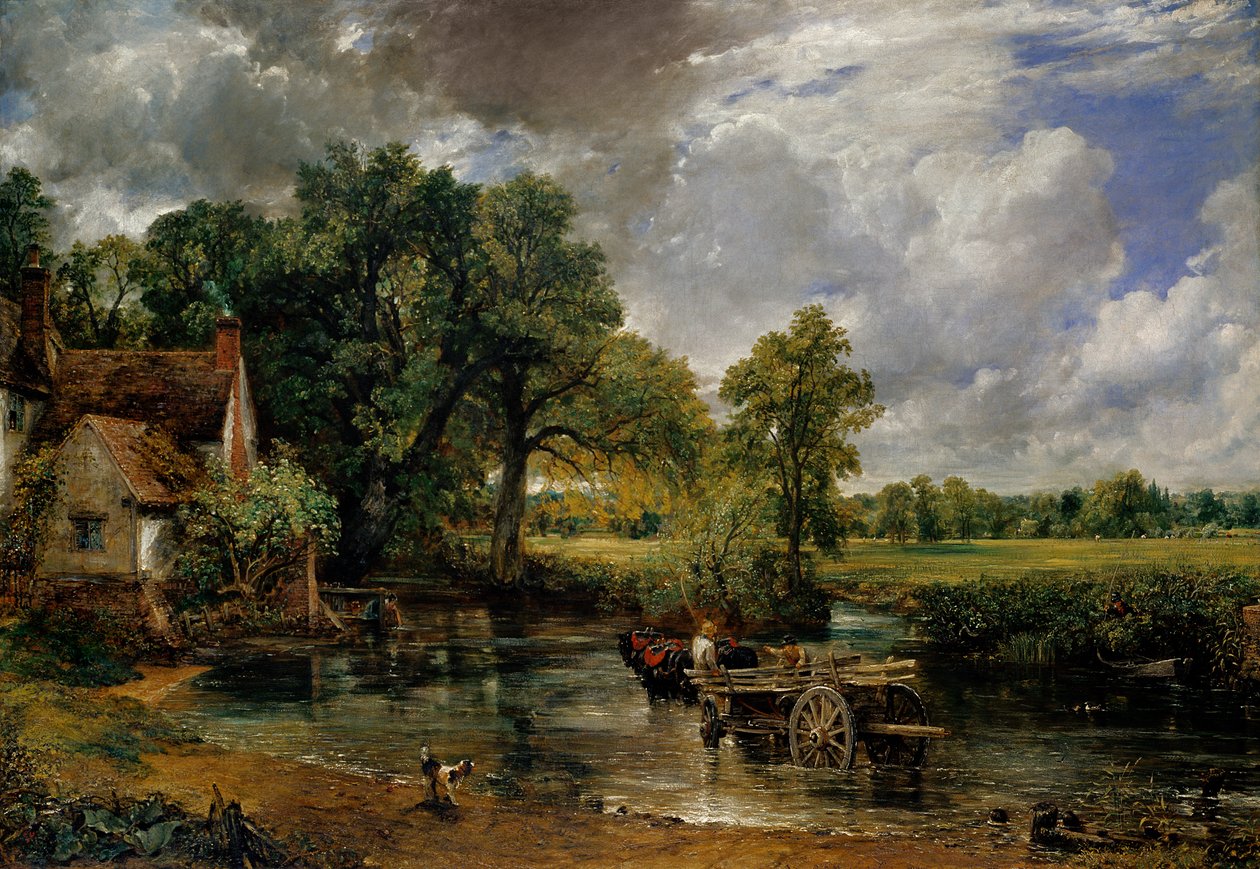Wóz z sianem, 1821 autorstwa John Constable