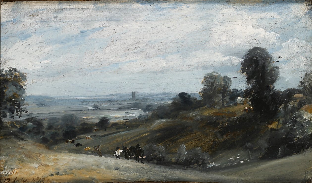 Dolina Dedham z Langham, 1812 autorstwa John Constable