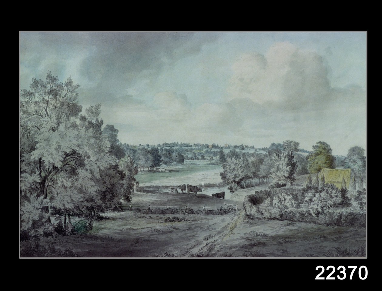 Dolina Stour z kościołem Langham w oddali autorstwa John Constable