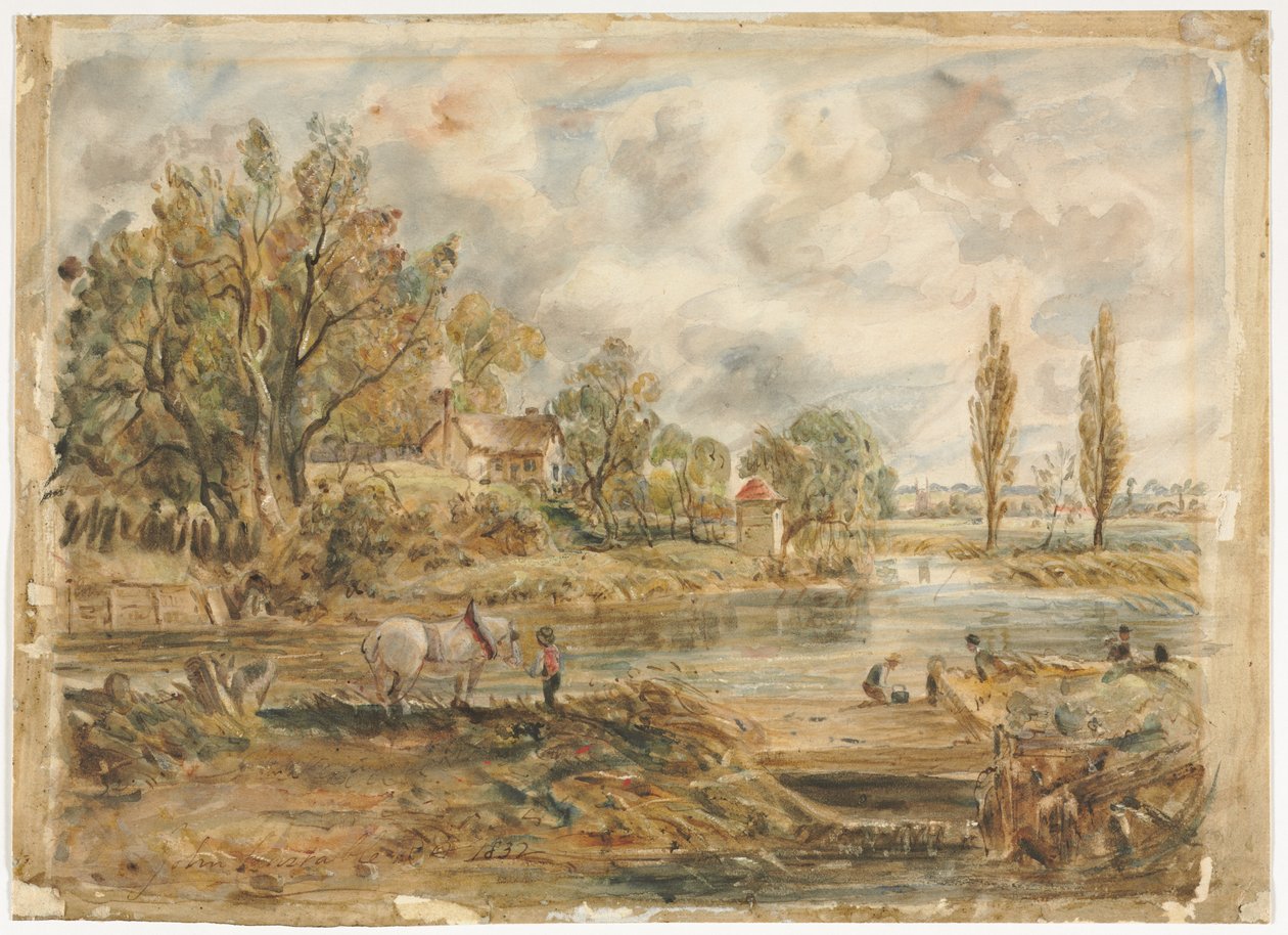 Biały Koń. autorstwa John Constable