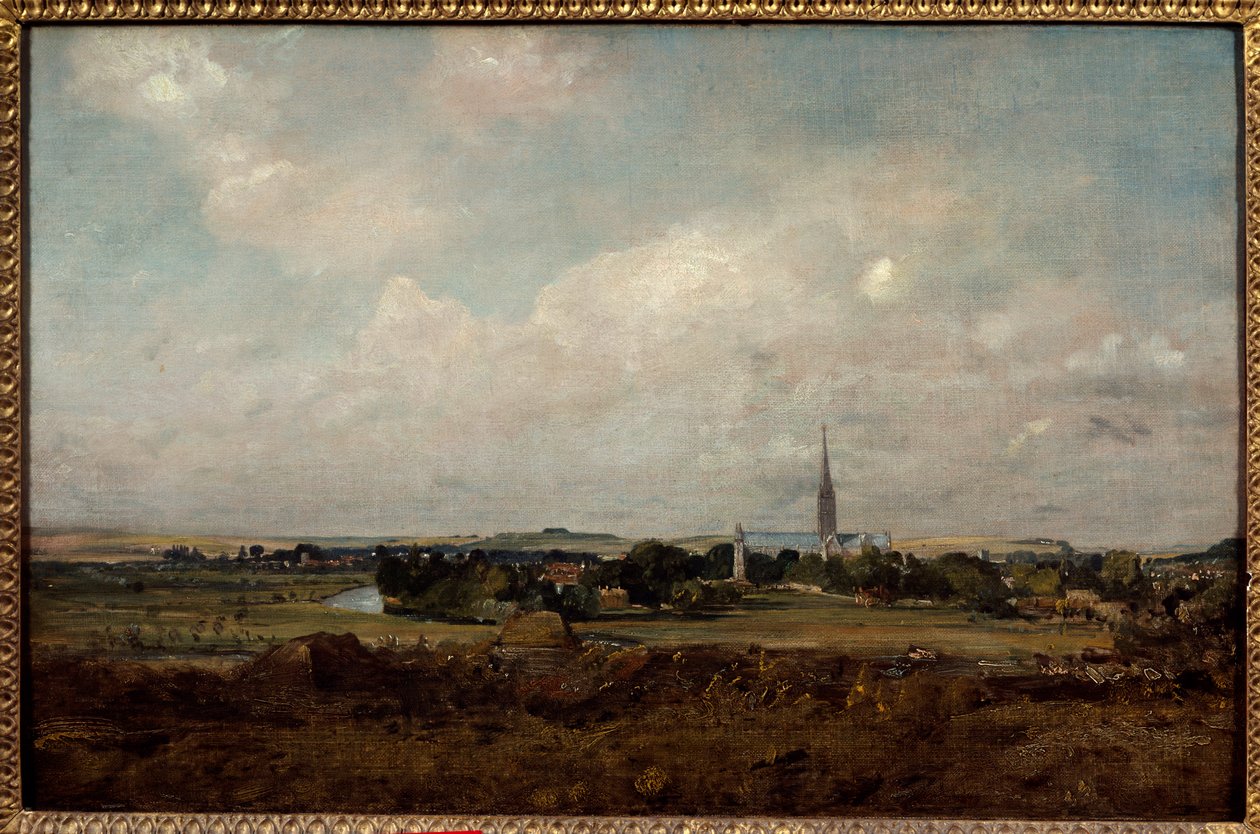 Widok Salisbury w Anglii Obraz Johna Constable