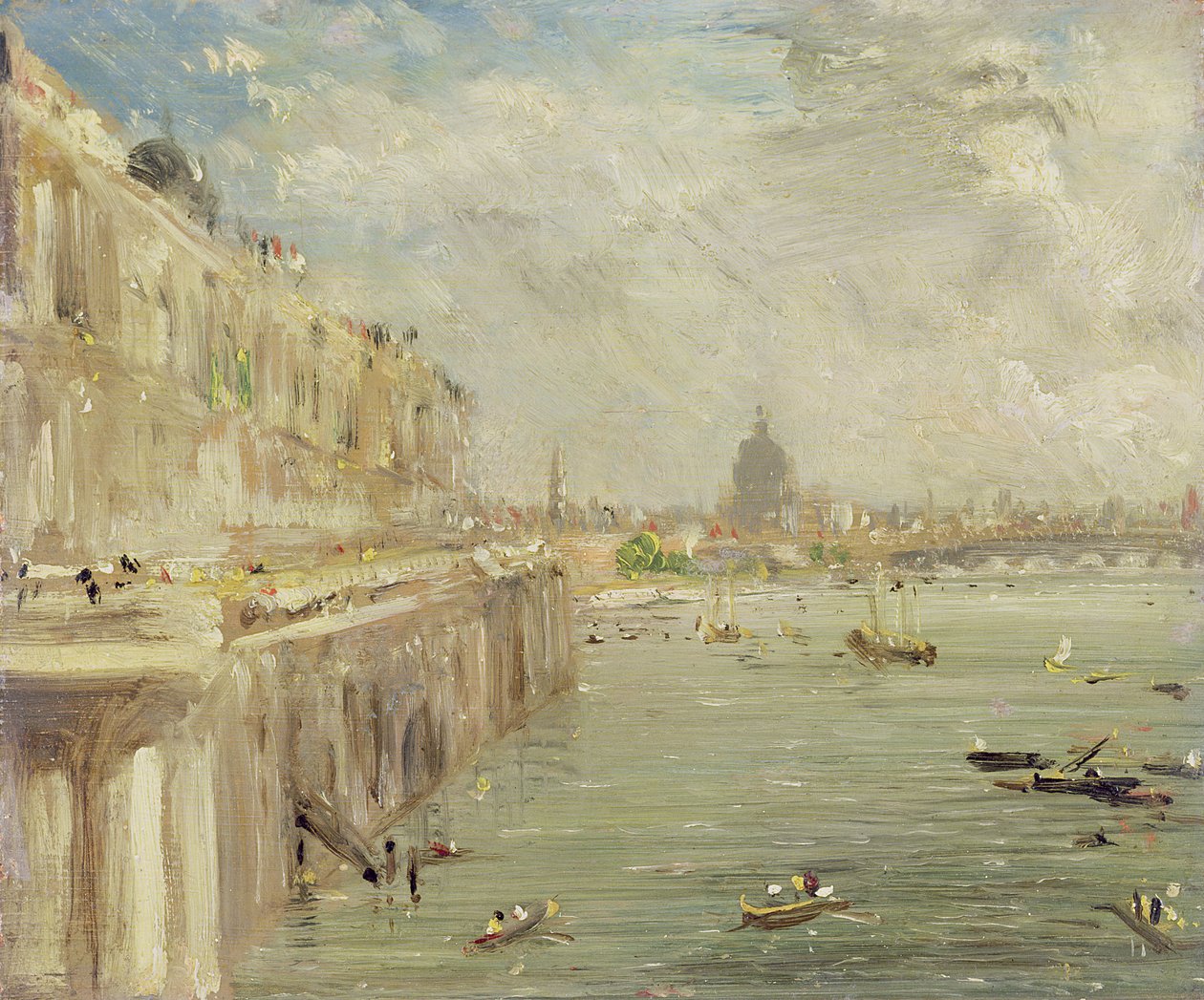 Widok na Somerset House Terrace i St. Paul