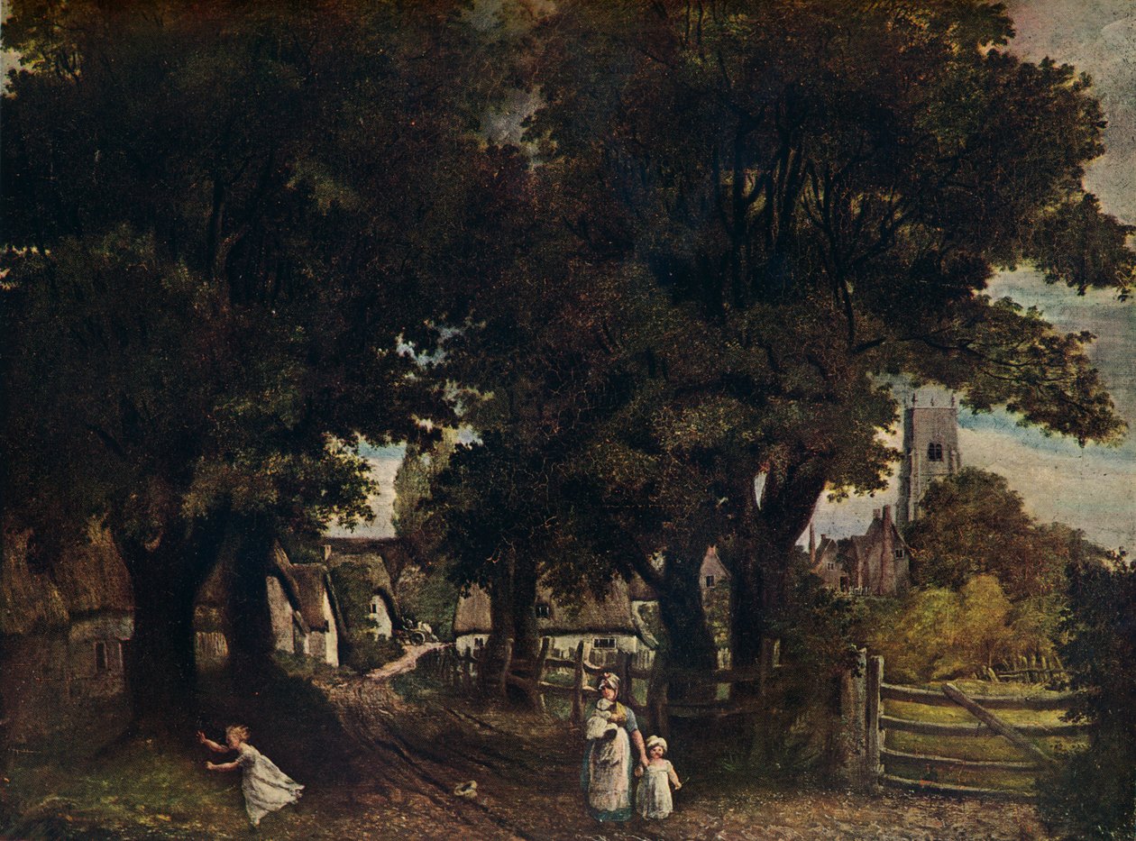 Water Lane, Dedham, c1802, 1911 autorstwa John Constable