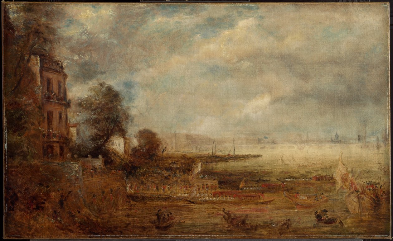 Most Waterloo widziany ze schodów Whitehall autorstwa John Constable