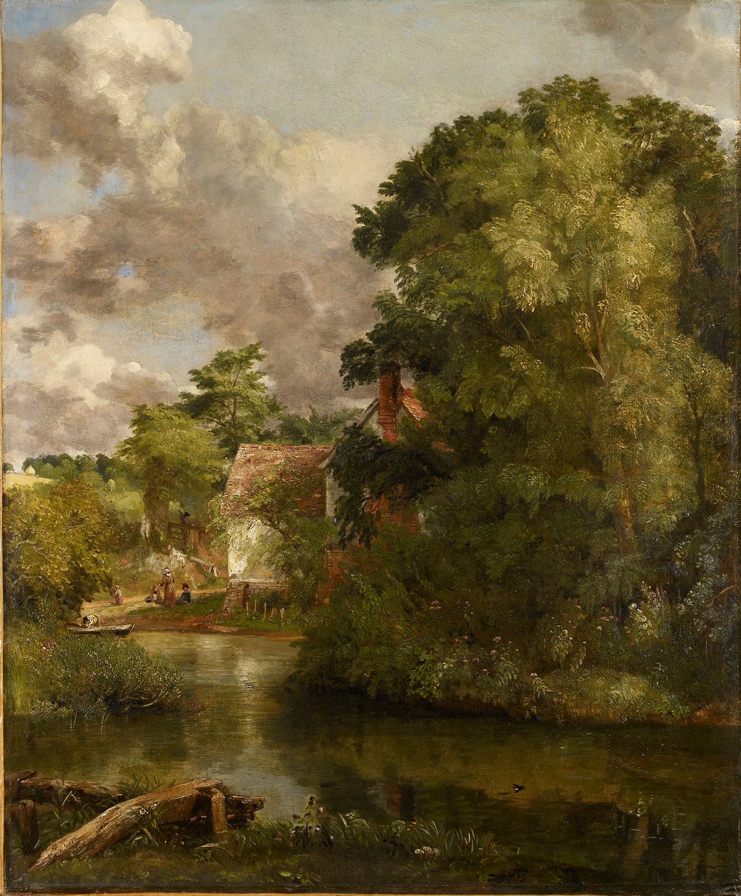 Dom Willy Lotta z farmy Stour The Valley, c1816-1818 autorstwa John Constable