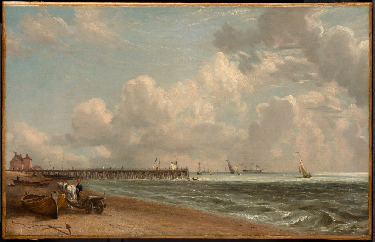 Molo w Yarmouth autorstwa John Constable