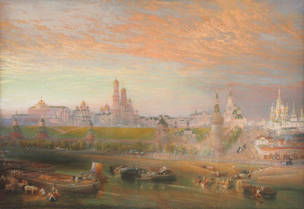 Kreml, Moskwa, autorstwa John Cooke Bourne