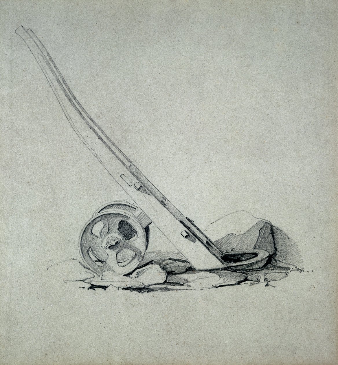 Ciężarówka, lata 30. XIX wieku (pióro i atrament oraz pranie na papierze) autorstwa John Cooke Bourne