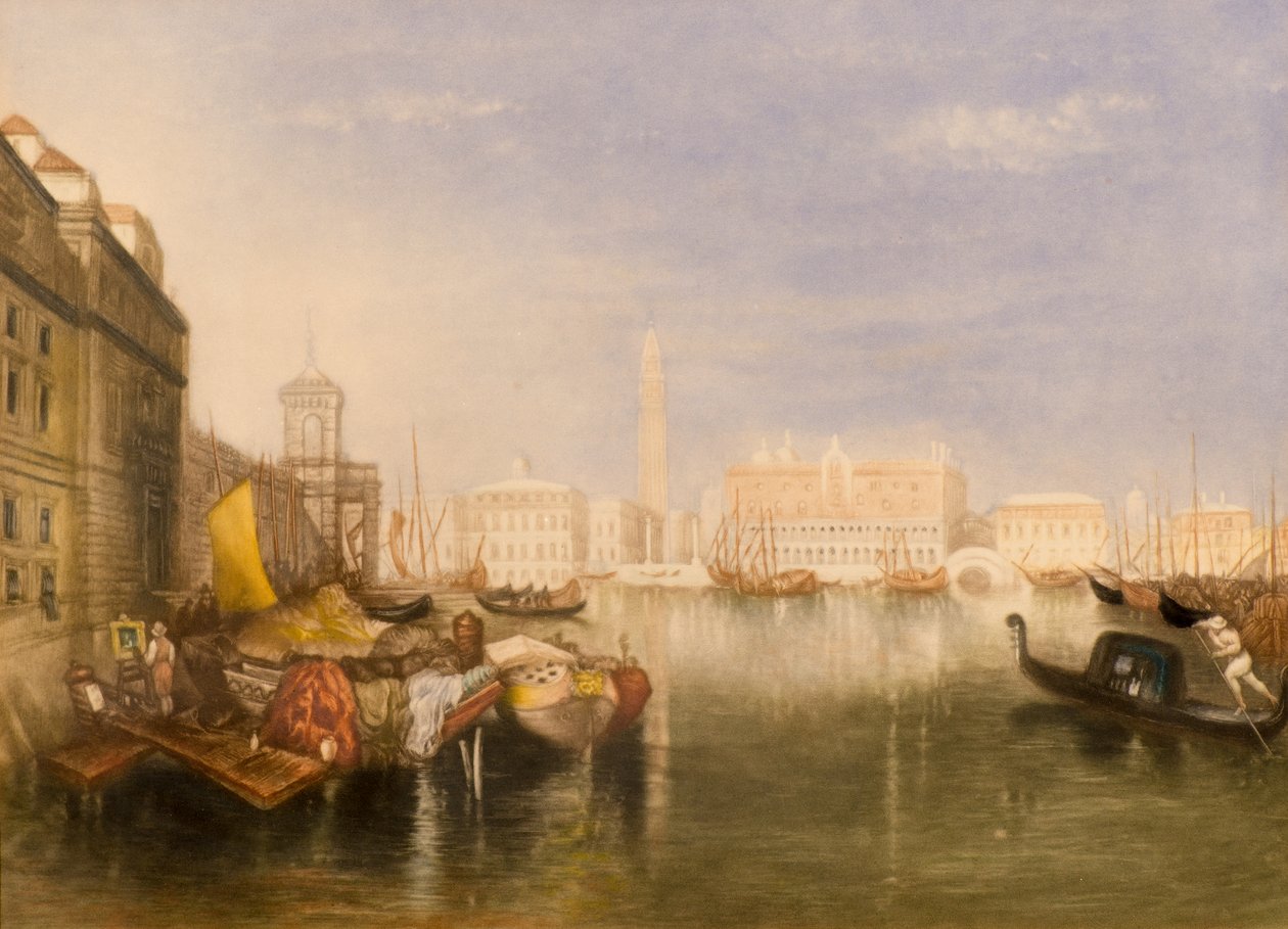 Wenecja (mezzotinta) autorstwa John Cother Webb