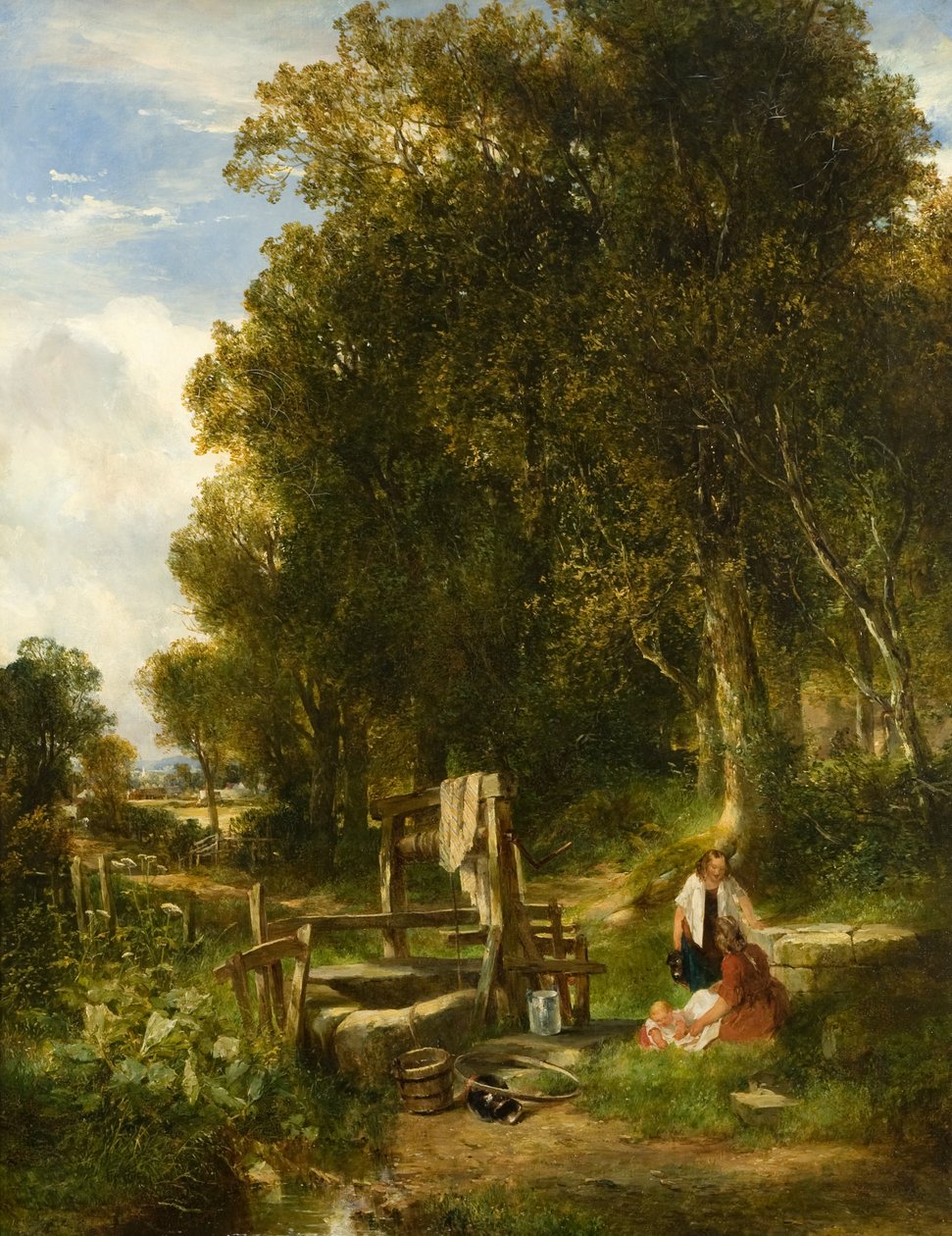 Leśna studnia autorstwa John Crawford Wintour