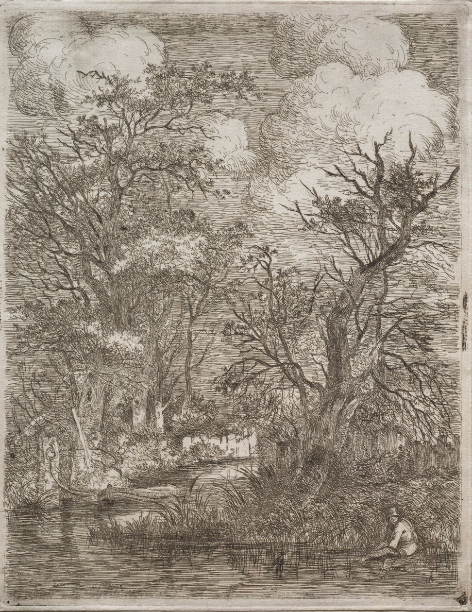 Tył Młynów, ok. godz. 1812-1813. autorstwa John Crome