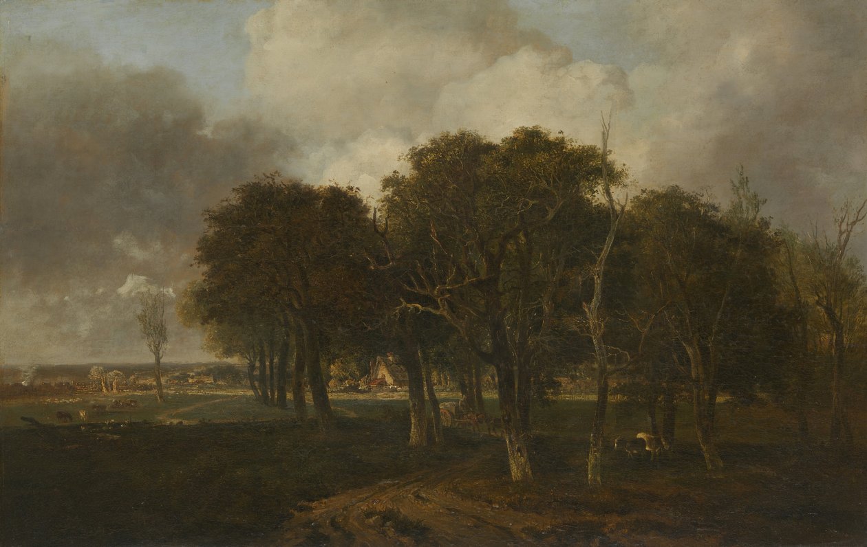 Hautbois Common, Norfolk, prawdopodobnie ca. 1810. autorstwa John Crome