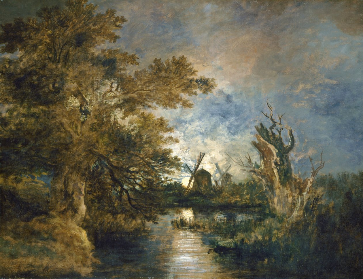 Blask księżyca nad Yare, ok. godz. 18161817. autorstwa John Crome