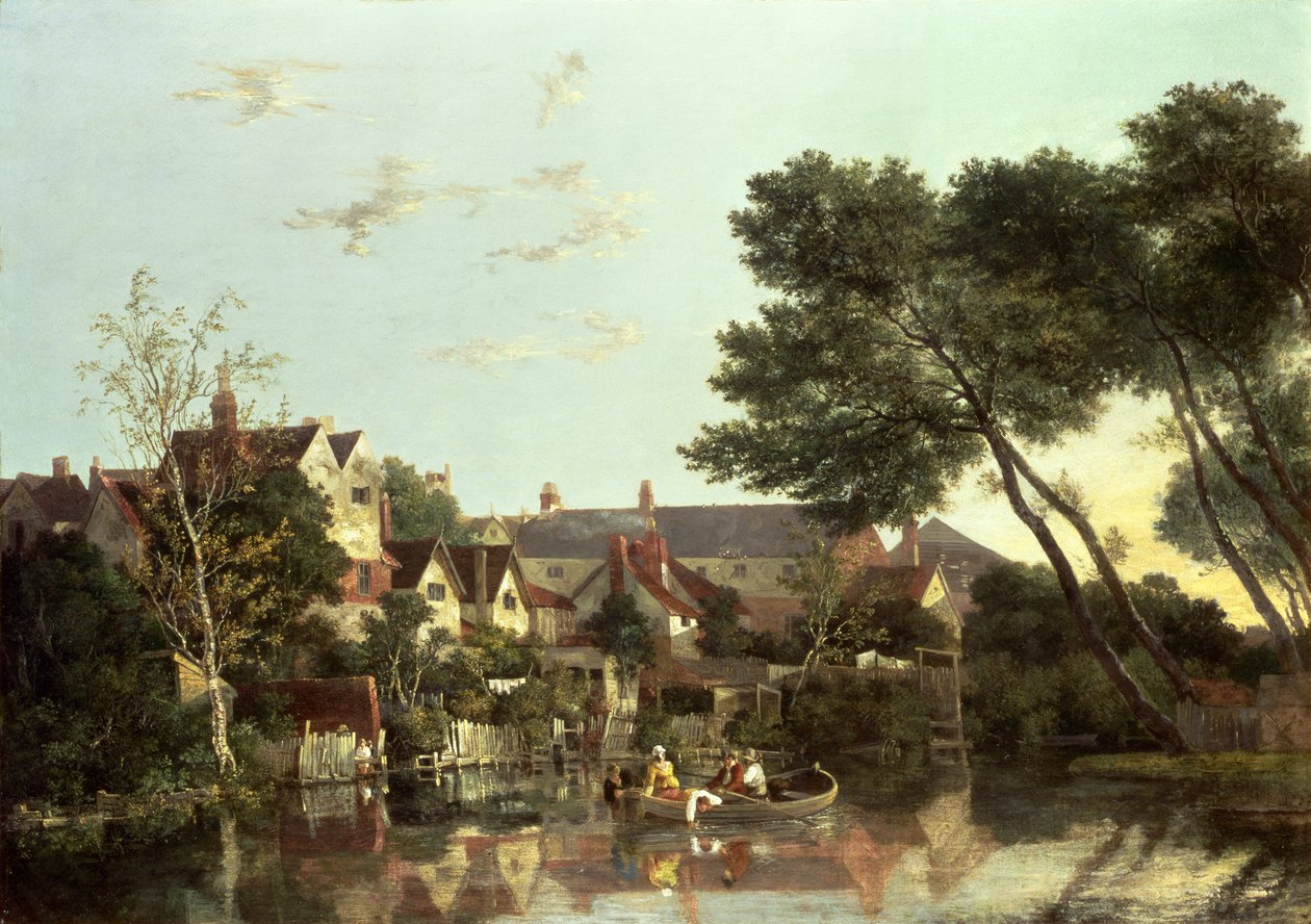 Rzeka Norwich, popołudnie, ok. 1812-19 autorstwa John Crome