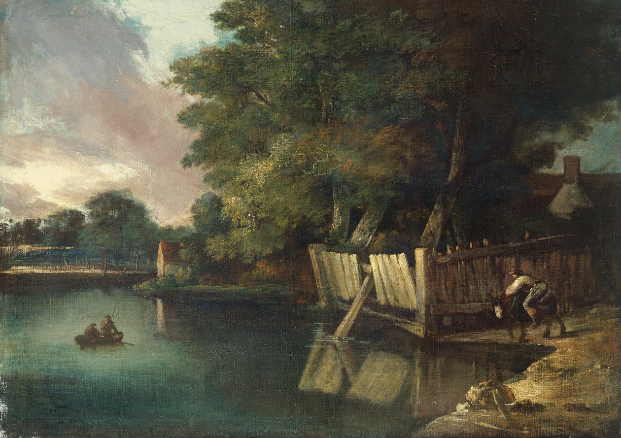 Kąpielisko, Heigham (olej na płótnie) autorstwa John Crome