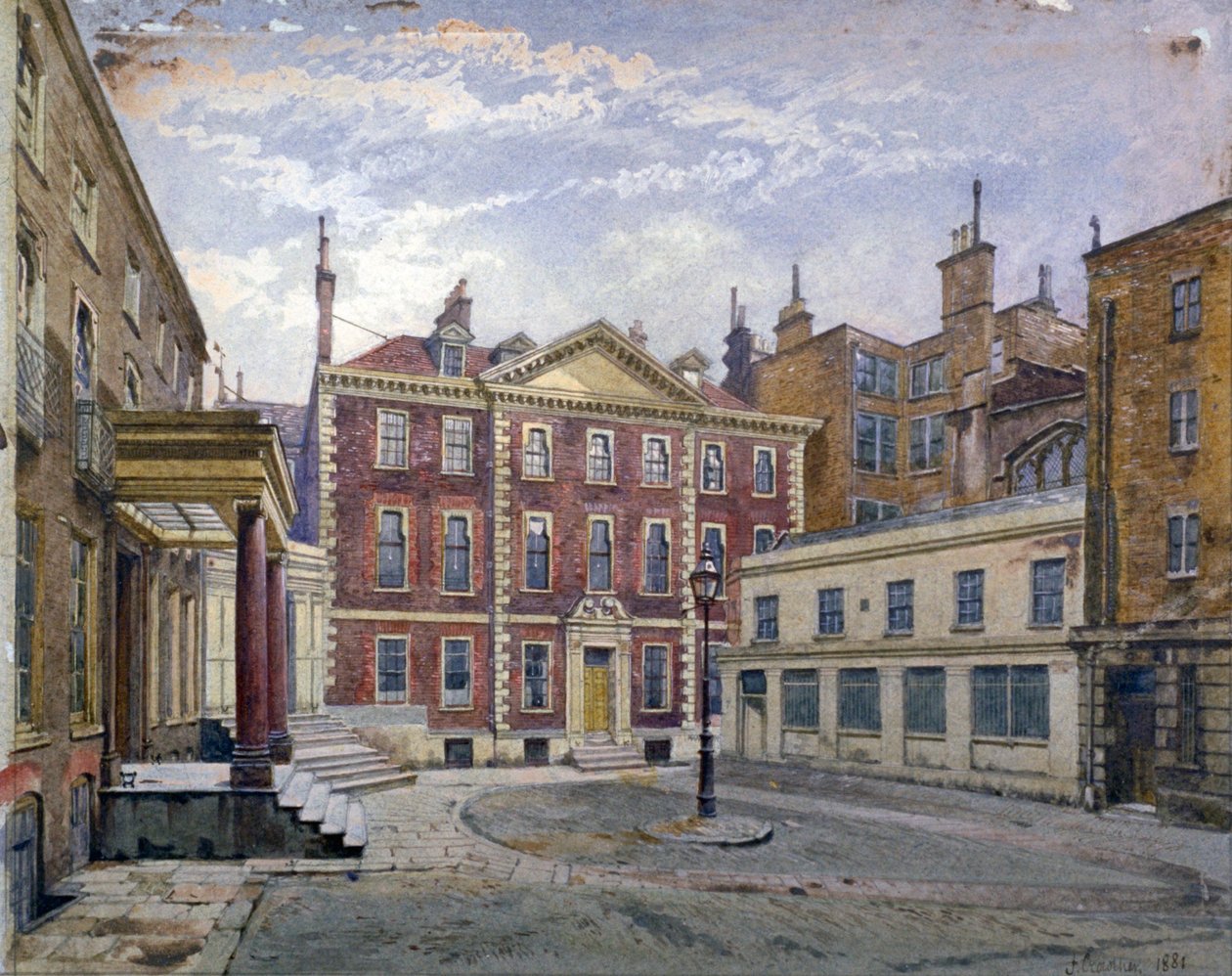 Austin Friars Street, Londyn, 1881 autorstwa John Crowther