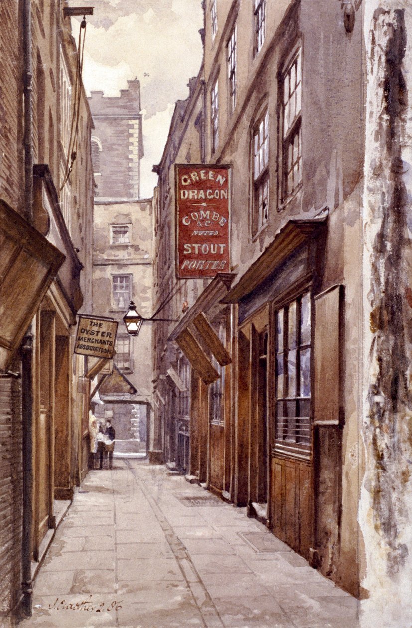 Aleja Botolph, Londyn, 1886 autorstwa John Crowther