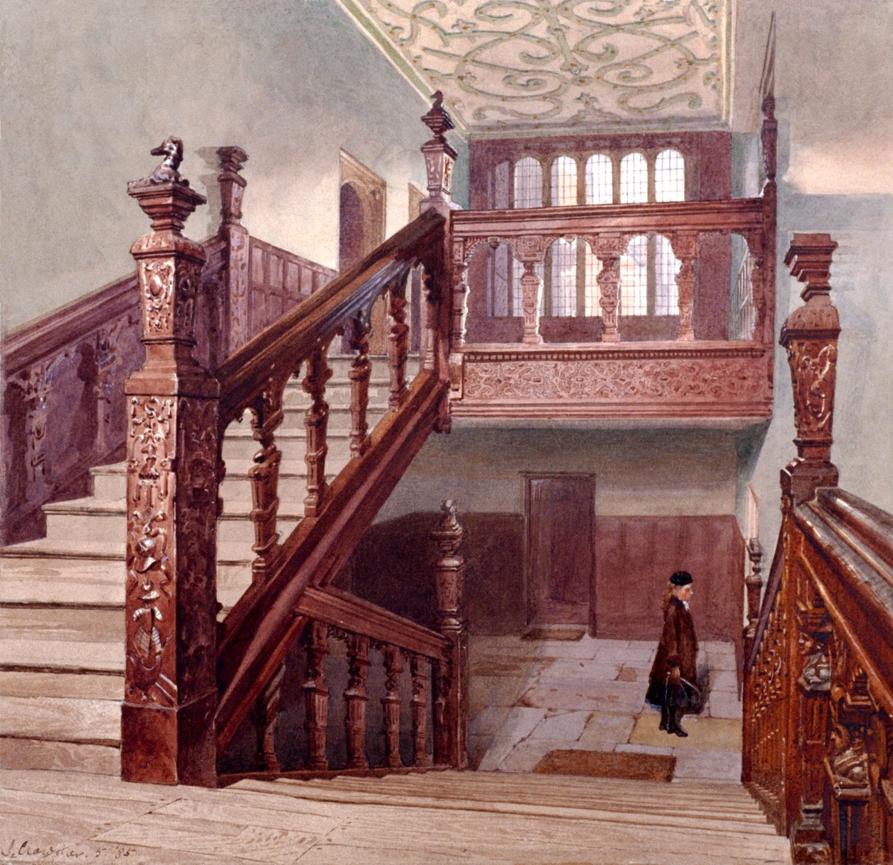 Charterhouse, Londyn, 1885 autorstwa John Crowther