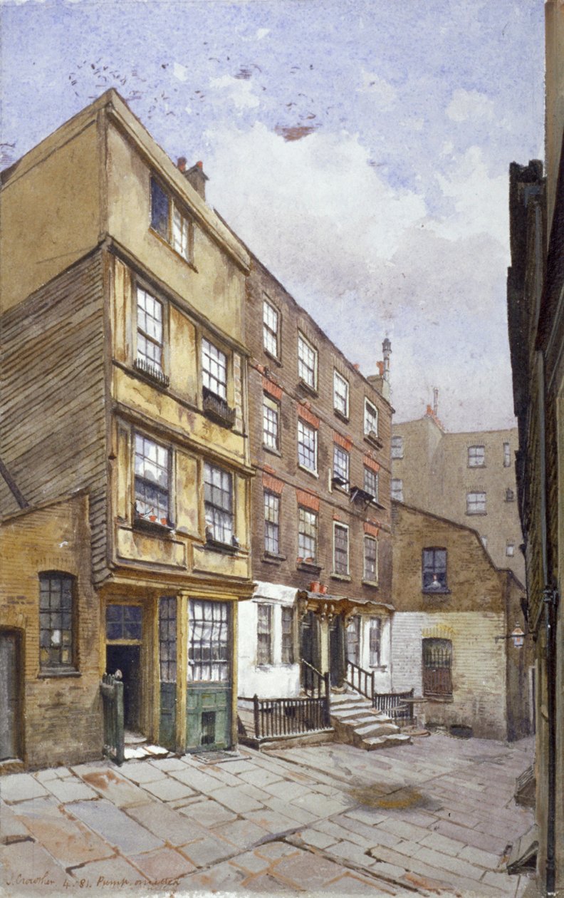 Sąd Koronny, Chancery Lane, Londyn, 1881 r. autorstwa John Crowther