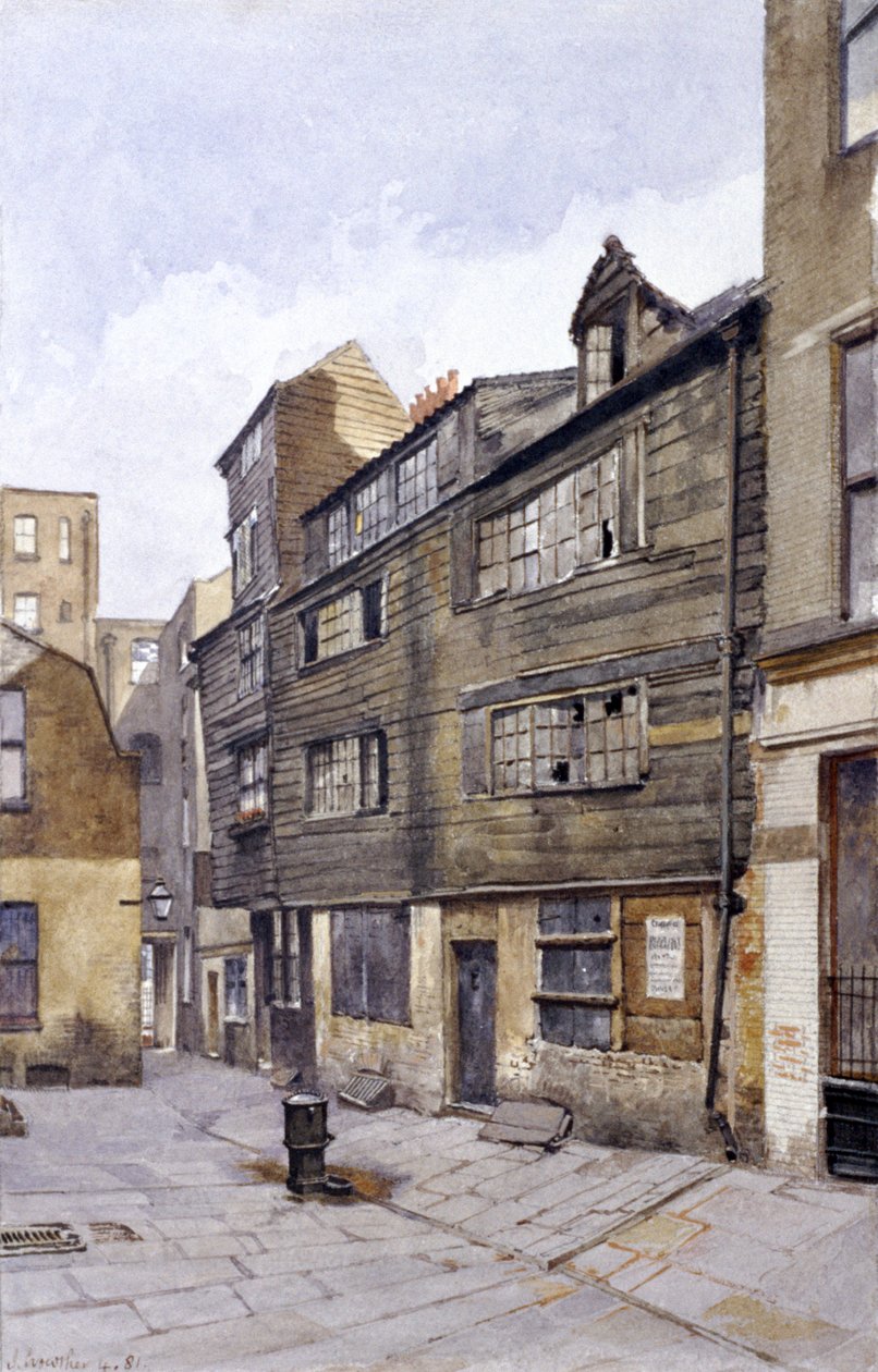 Sąd Koronny, Chancery Lane, Londyn, 1881 r. autorstwa John Crowther