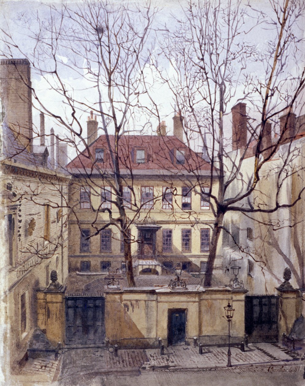 Dziekanat, Carter Lane, 1881 autorstwa John Crowther