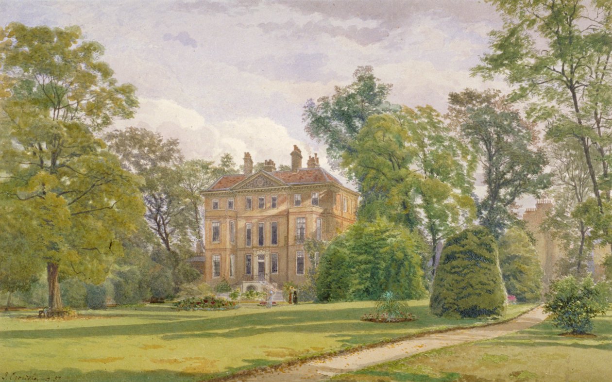 Ogród przed Wandsworth Manor House, St John