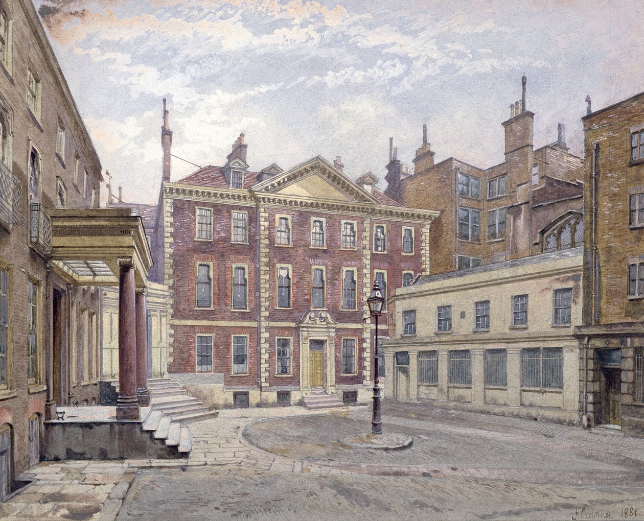 Dom w Austin Friars, City of London autorstwa John Crowther