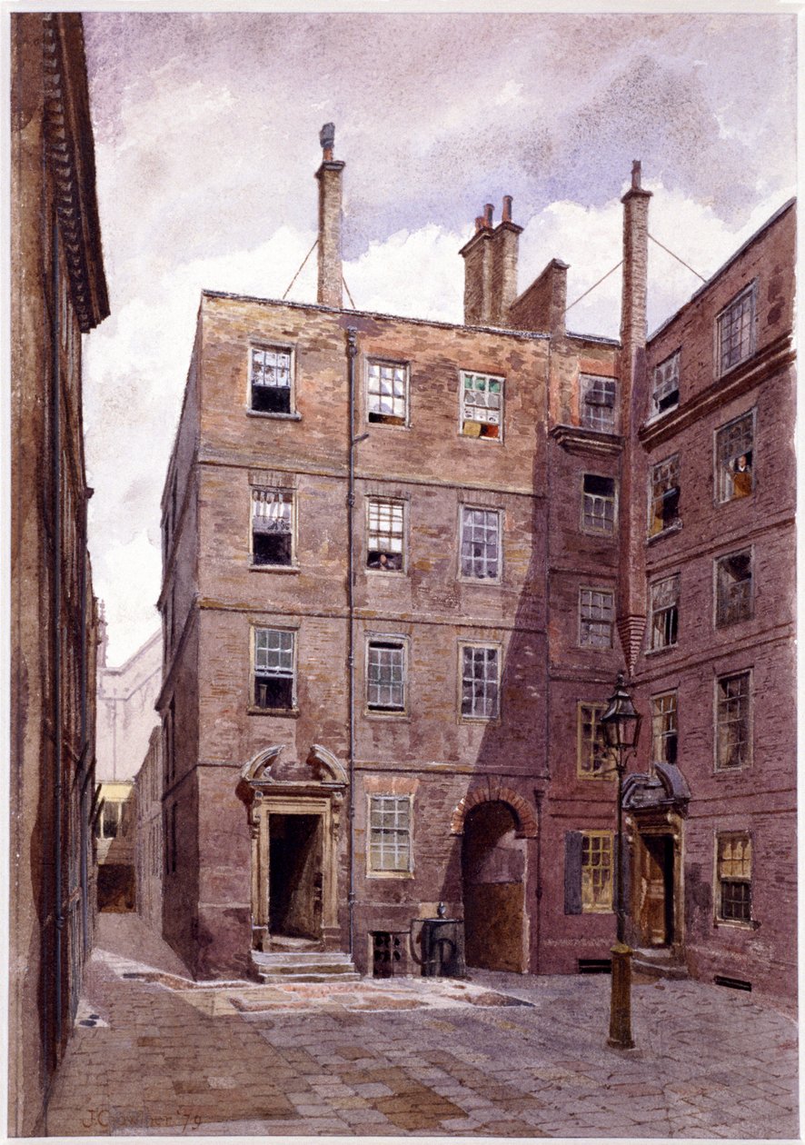 Inner Temple, London, 1879   1161793   pl       polish Successfully Translated  Original: Francisco Guerrero, the waistcoat maker and cut throat, murdering a woman, ca. 19..., ca. 1905-1910. Translat: Francisco Guerrero, the waistcoat maker and cut throat, autorstwa John Crowther