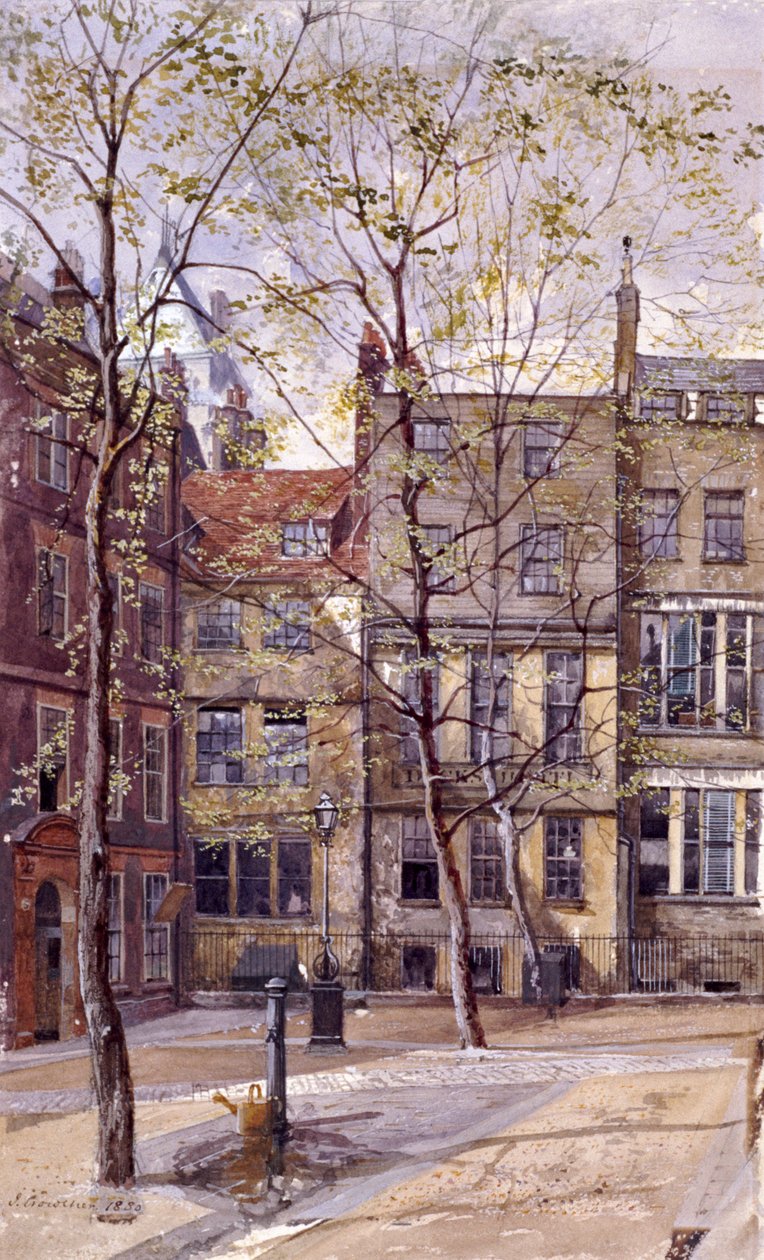 Wewnętrzna Świątynia, Londyn, 1880 autorstwa John Crowther
